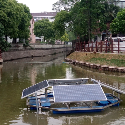 太陽能解層式曝氣機
