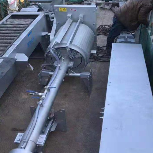 轉鼓式螺旋格柵除污機